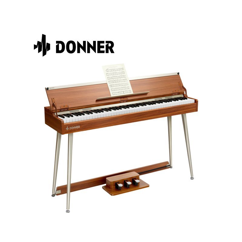 Donner Donner DDP-80 PLUS 電鋼琴 88鍵 全配重鍵盤 木製垂直 數位鋼琴 半開蓋 掀蓋式 — 三峽電鋼琴 / 鍵盤