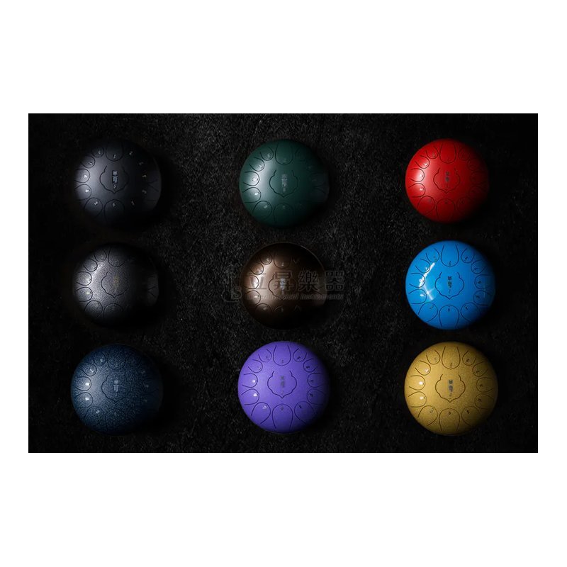 Huashu HUASHU HD1213/HC1213 空靈鼓 華蜀 12吋 13音 墨黑 石綠 硃砂 黑曜 檀栗 湖藍 藏青 薰衣草 鎏金 花銀 鈦白 孔雀石 鋼舌鼓 D系列 碳鋼製 C調 可加購腳架 【附贈厚實背袋、歌曲本及多樣配件】 — 三峽配件 / 週邊