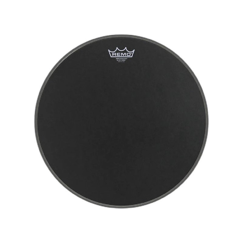 Remo REMO / Ambassador Black Sued 10-mil 鼓皮 (多種尺寸可選) — 三峽木吉他 / 民謠吉他