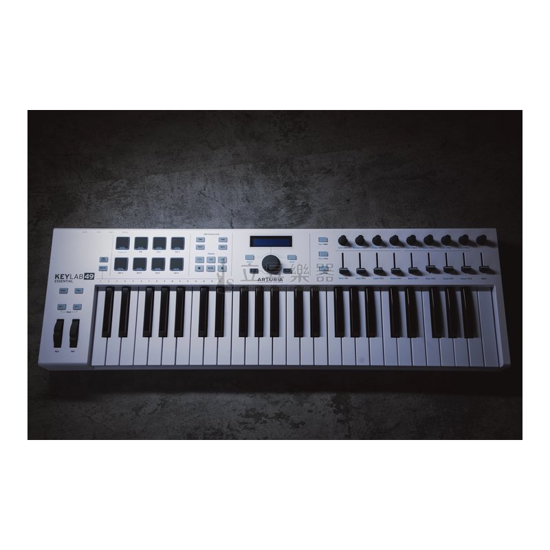 Arturia Arturia keylab essential 49 主控鍵盤 白色 ART-KEYKAB-49-WH — 三峽電鋼琴 / 鍵盤