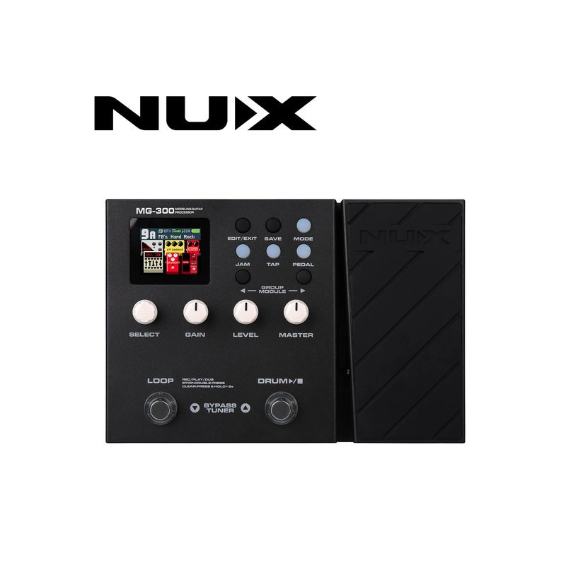 NUX NUX MG-300 綜合效果器 內建鼓機 入門推薦 MG300 — 三峽效果器