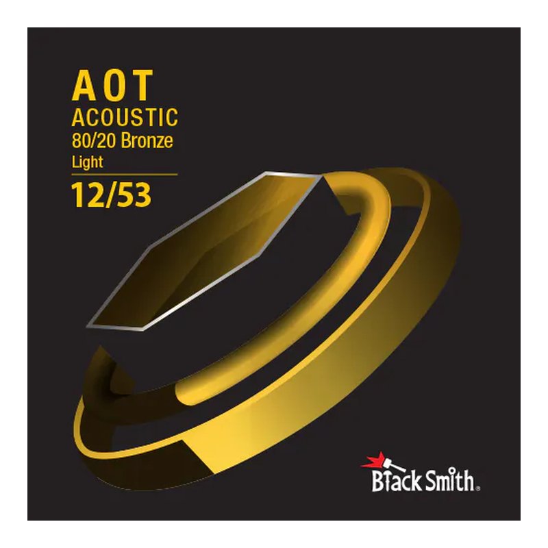 木吉他弦 Black Smith ABR-1253 碳纖維 AOT 薄包膜 黃銅 — 三峽吉他 / Bass