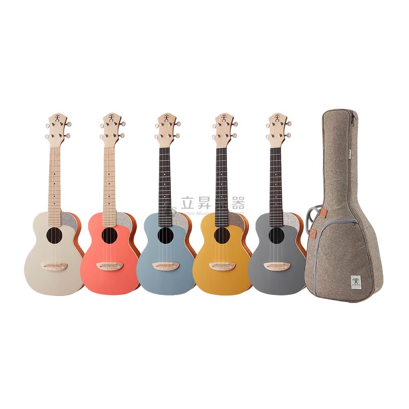 【多款顏色】aNueNue UC10系列 23吋 雲杉木面單板 烏克麗麗  UC-10 ｜ UC10-AM（杏奶白） 【多款顏色】aNueNue UC10系列 23吋 雲杉木面單板 烏克麗麗 UC-10 ｜ UC10-AM（杏奶白） / UC10-LC（活珊瑚橘） / UC10-BA（阿羅納藍） / UC10-GG（光暉金） / UC10-QS（寧靜灰） — 三峽烏克麗麗