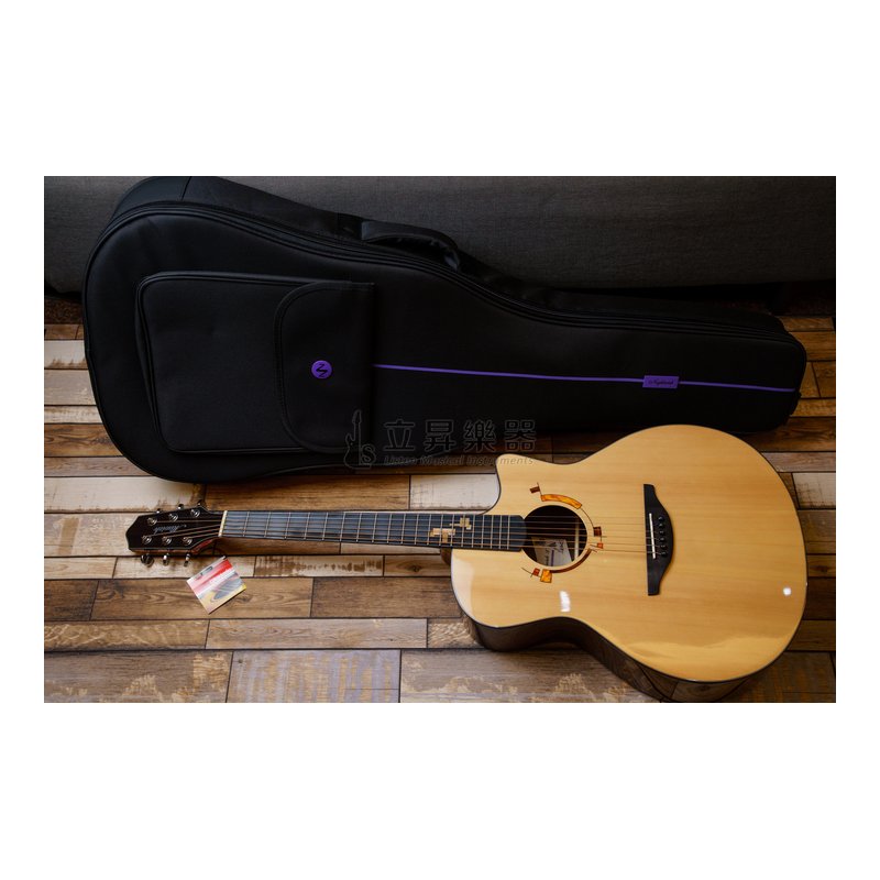 木吉他 Nightwish Miwish MW-GXNC X 民謠吉他 雲杉面單 奧古曼雲杉面板 側背胡桃木 40吋GA桶缺角 亮光 附原廠厚袋 MWGXNC — 三峽吉他 / Bass