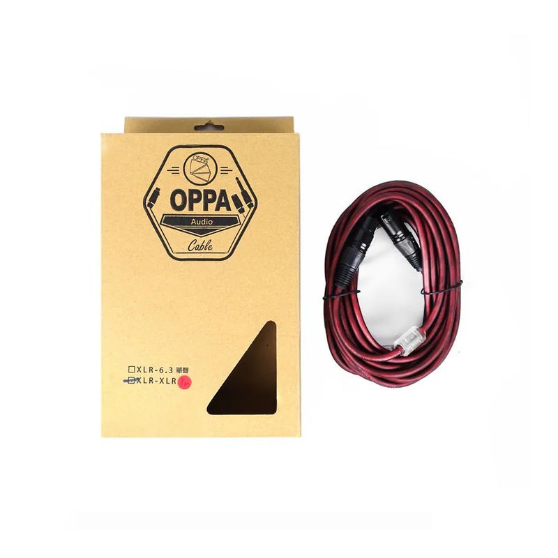 OPPA OPPA XLR-XLR 公頭轉接母頭 麥克風線 【3M、8M可選】 — 三峽麥克風