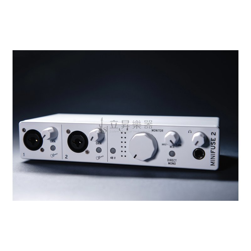 Arturia Arturia MiniFuse2 USB 便攜式 錄音介面 二進二出 附Midi in/out 黑白雙色可選 — 三峽麥克風