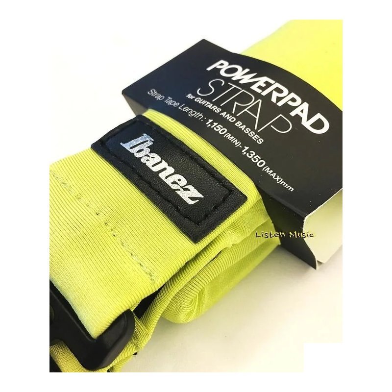 Ibanez Ibanez GSF50 減壓背帶 芥末黃 海綿加厚 超舒適 電吉他 電貝斯 木吉他 背帶 GSF50FYE 芥末黃色 — 三峽木吉他 / 民謠吉他