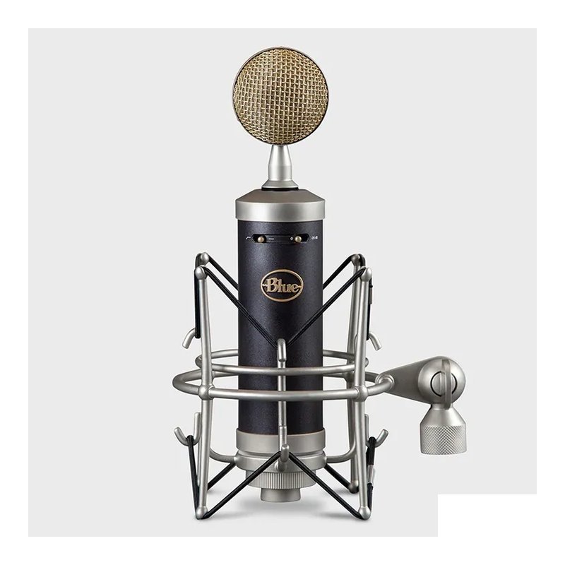 Blue 麥克風 Blue Baby Bottle SL 大型振膜 錄音室 電容式麥克風 錄音室 專業級 電容麥 48V 幻象電源 附避震架 — 三峽木吉他 / 民謠吉他