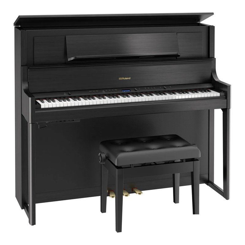 Roland 預定商品 Roland LX708-CH 霧黑色 88鍵 旗艦級 直立式 數位鋼琴 電鋼琴 附BNC-05BK2T原廠升降椅、RH-A7耳機 — 三峽電鋼琴 / 鍵盤