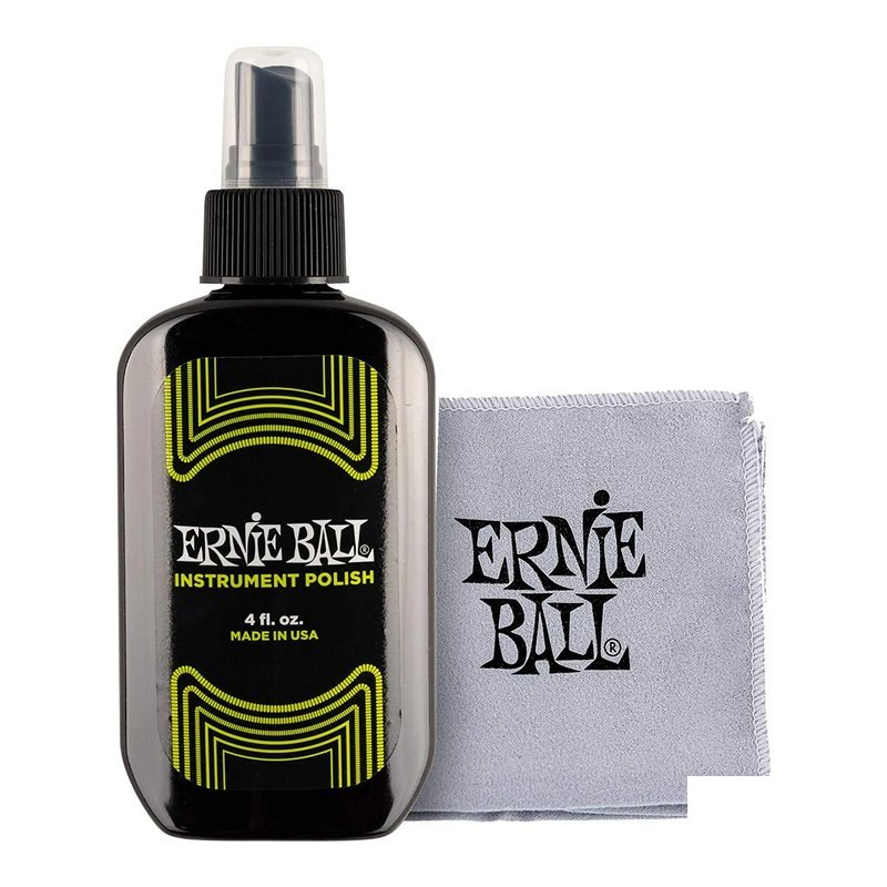 ERNIE ERNIE BALL polish P04222 樂器保養蠟+琴布 美國製 — 三峽配件 / 週邊