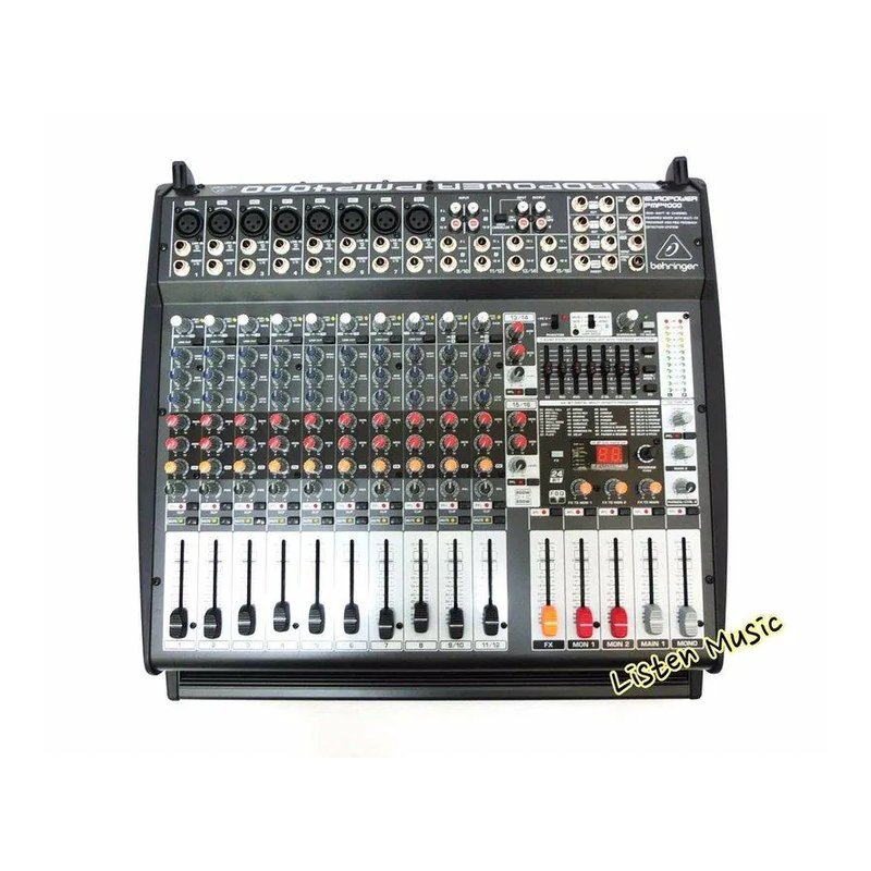 Behringer BEHRINGER EUROPOWER PMP4000 16軌 單邊600瓦 主動式混音器 — 三峽麥克風