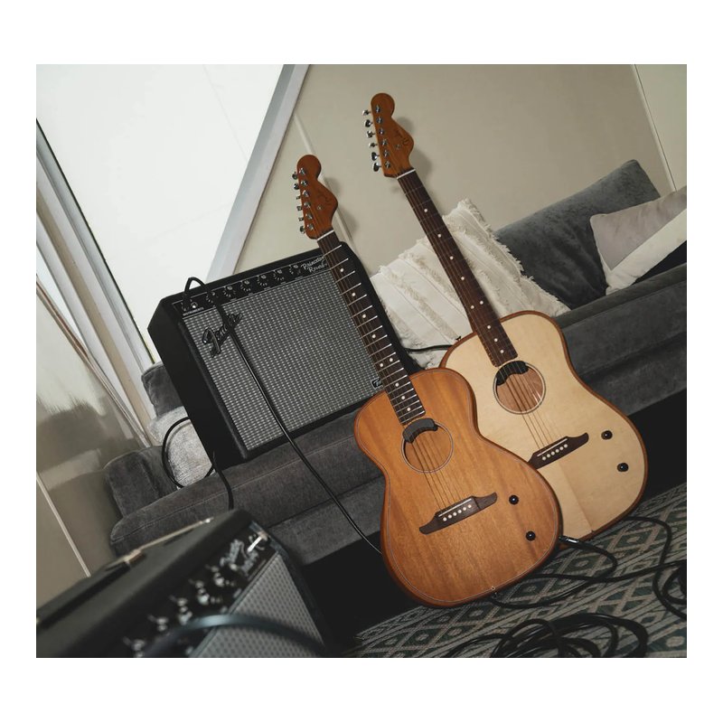 Fender Fender Highway Series Dreadnought 桃花心木全腔心琴身 電木吉他 Fishman Fluence Acoustic拾音器系統 附Fender原廠琴袋 — 三峽吉他 / Bass