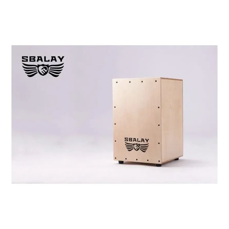 SBALAY SBALAY SCJ2 木箱鼓 鈴噹響線型 原木色/紅色 附原廠雙肩背袋 坐墊 — 三峽鼓 / 打擊