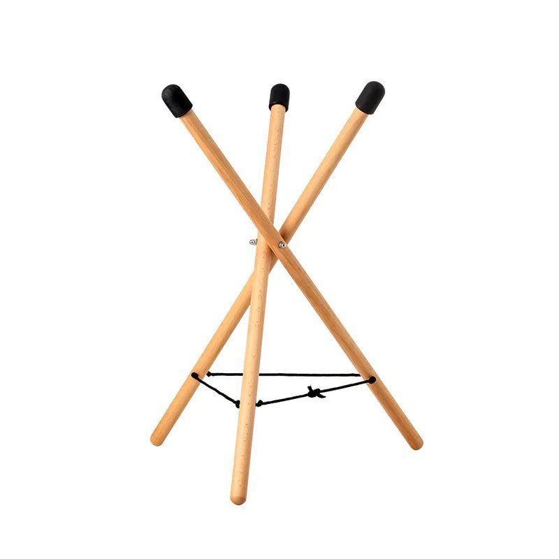 空靈鼓架 手碟架 空靈鼓 手碟 木架 天然櫸木材質 中號 正轉高66*直徑35公分 反轉高73*直徑27公分 — 三峽鼓 / 打擊