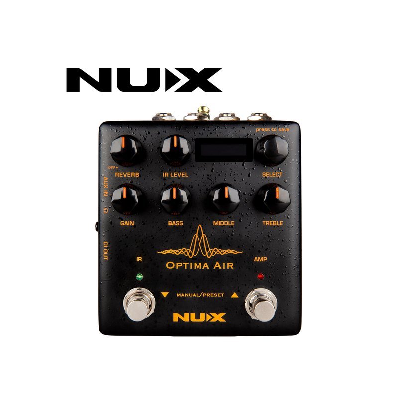 NUX NUX NAI-5 OPTIMA AIR 木吉他 吉他 箱體模擬 前置放大 增益 效果器 — 三峽木吉他 / 民謠吉他