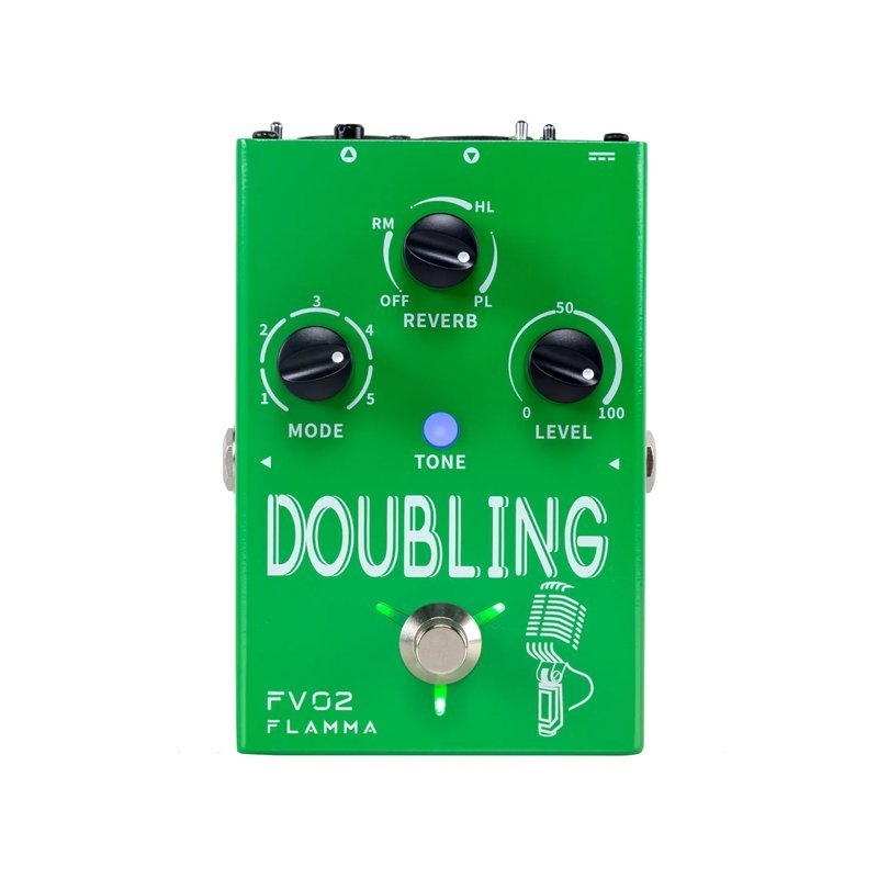 Flamma FV02 DOUBLING Vocal Octave Chorus 八度合唱 人聲效果器 單顆效果器 附變壓器 — 三峽吉他 / Bass