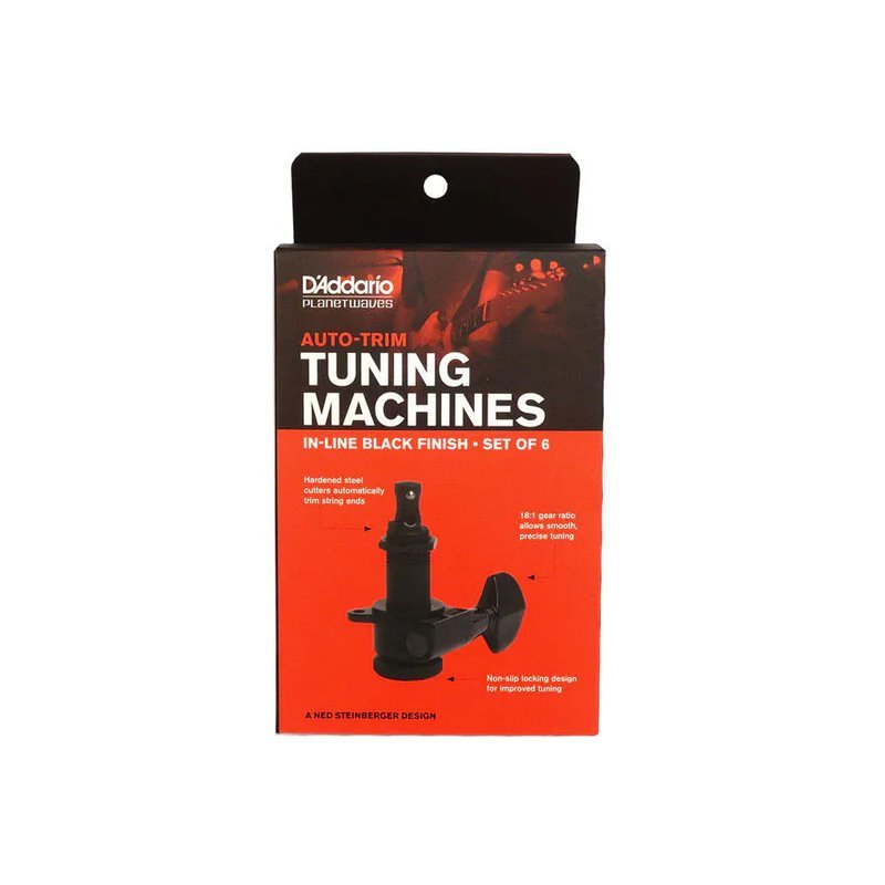 DAddario PWAT-6R2 鎖定式 吉他弦鈕 黑色款 — 三峽吉他 / 電吉他弦