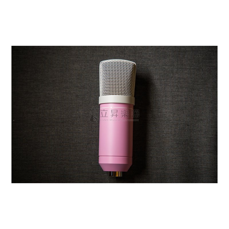 Mackie Mackie EM-91C 粉紅色 Element系列大振膜電容式麥克風 附麥克風避震架、XLR麥克風線 — 三峽麥克風