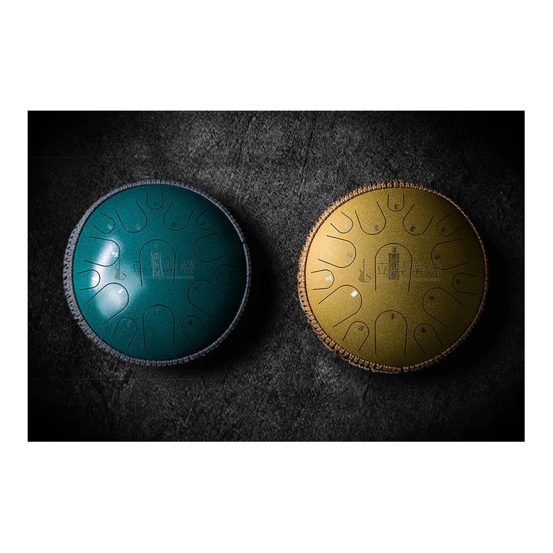 Hluru HB1315 魯儒 13吋 15音 鎏金鑽 孔雀石 薰衣草紫 藏青 電鍍翡翠綠 空靈鼓 鋼舌鼓 B系列鈦金鋼製 D調 可加購腳架【附贈厚實背袋、歌曲本及多樣配件】 — 三峽配件 / 週邊