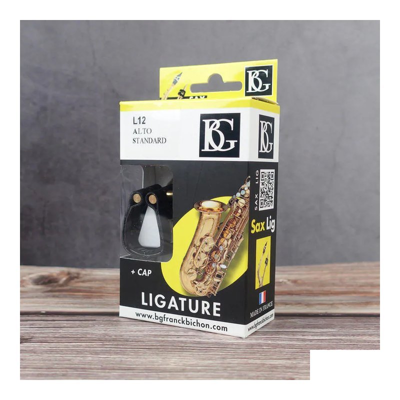 BG BG L12 中音薩克斯風束圈 皮質束圈 法國製 — 三峽木管樂器