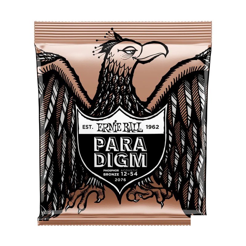 ERNIE ERNIE BALL 2076 PARADIGM PHOSPHOR BRONZE 民謠吉他套弦 12-54 磷青銅 奈米覆膜 — 三峽木吉他 / 民謠吉他