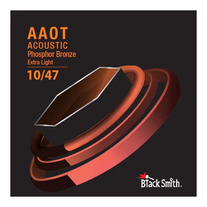 木吉他弦 Black Smith AAPB-1047 碳纖維 AAOT 厚包膜 磷青銅 — 三峽吉他 / Bass