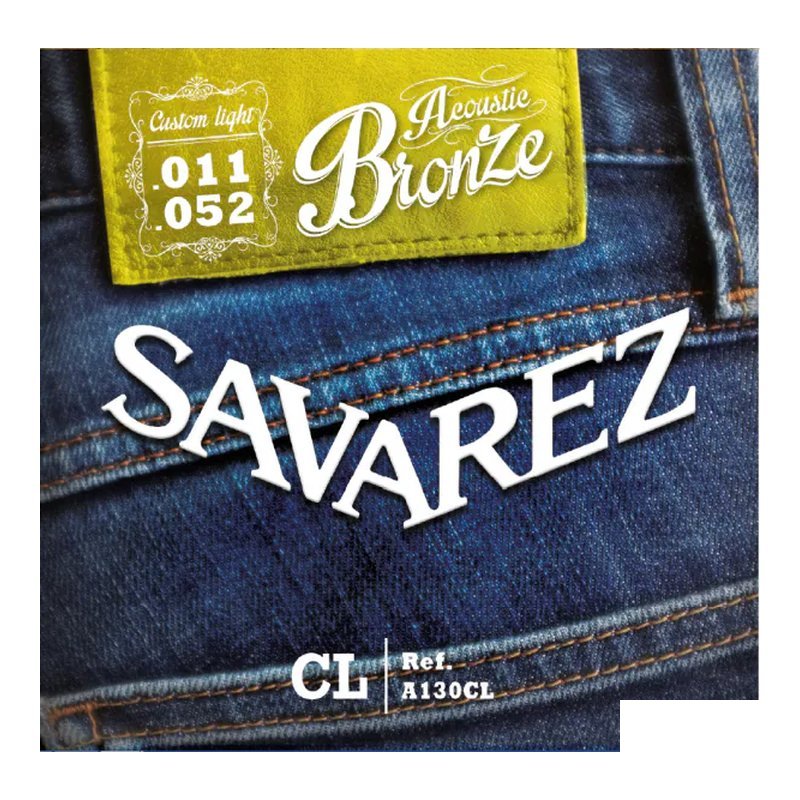 Savarez SAVAREZ A130CL 黃銅 11-52 木吉他弦 法國製 民謠吉他弦 — 三峽木吉他 / 民謠吉他