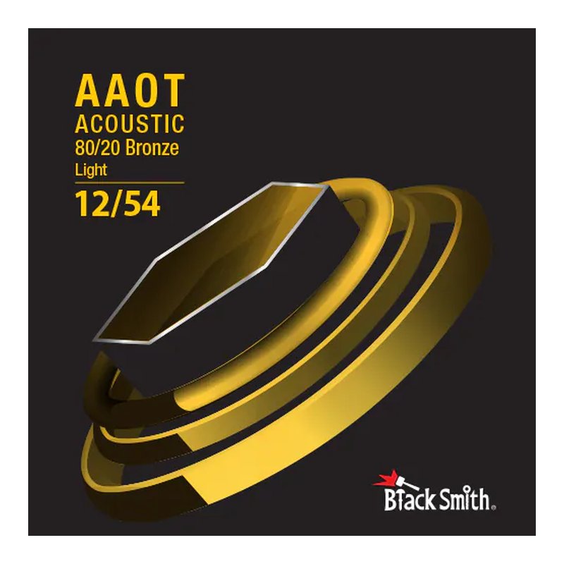 木吉他弦 Black Smith AABR-1254 碳纖維 AAOT 厚包膜 黃銅 — 三峽吉他 / Bass