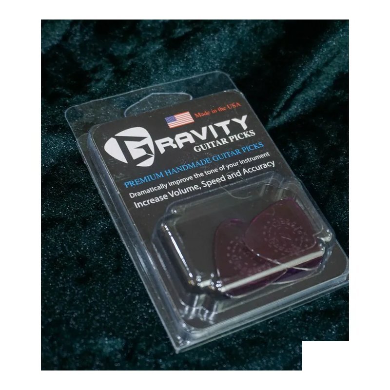 Gravity 美國 手工彈片 Pick 民謠輕薄三片組 木吉他 0.90mm — 三峽吉他 / Bass