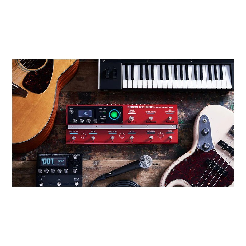 BOSS BOSS RC-600 Loop Station 循環樂句錄音工作站 地板型效果器 — 三峽木吉他 / 民謠吉他