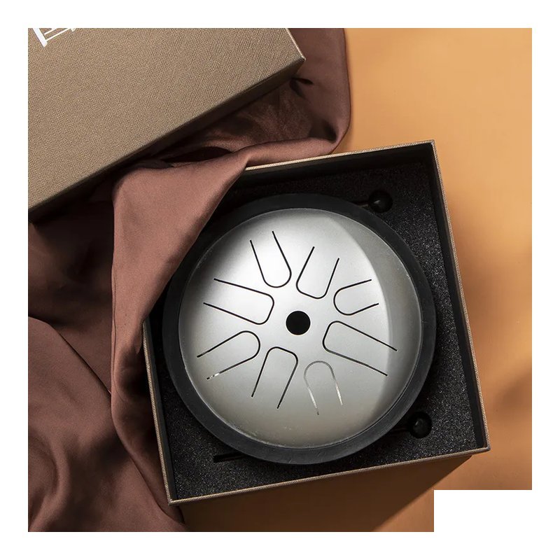 魯儒 Hluru HCM0608 C系列 6吋 高音伴侶 銅鈦合金 空靈鼓 8音 D調 電鍍銀 — 三峽配件 / 週邊