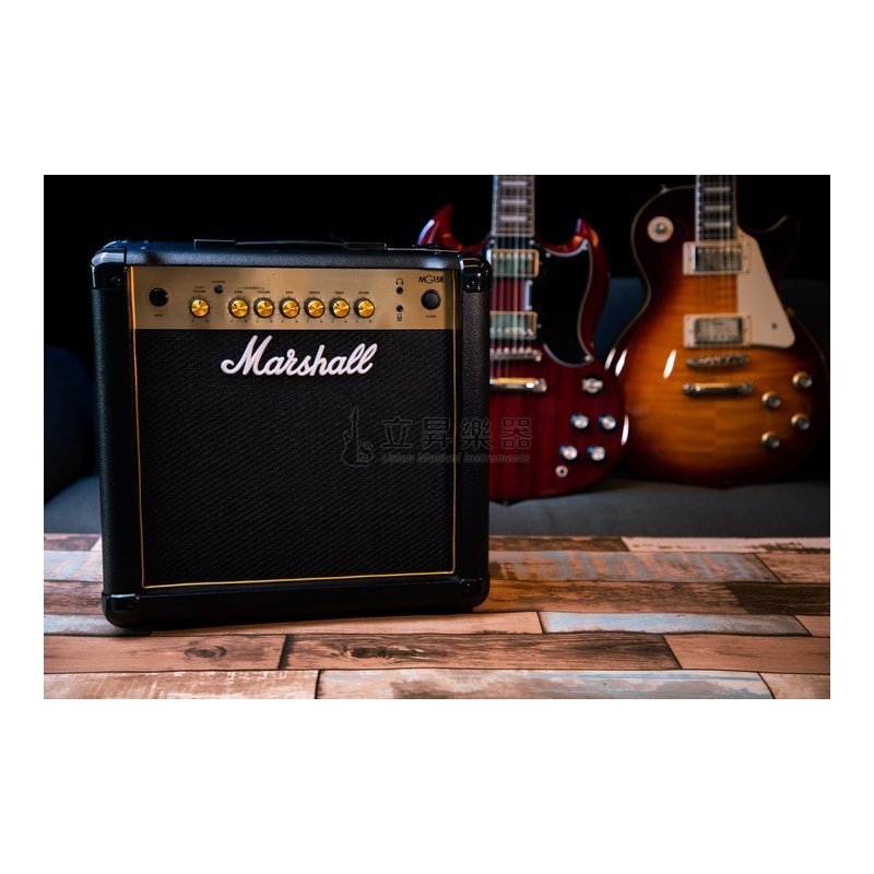 Marshall [全新推出] Marshall MG15R MG15GR 15瓦電吉他音箱 內建Overdrive/Reverb — 三峽木吉他 / 民謠吉他