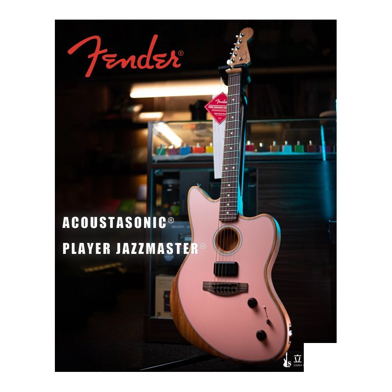 Fender Fender Acoustasonic Player Jazzmaster 電木吉他 — 三峽木吉他 / 民謠吉他