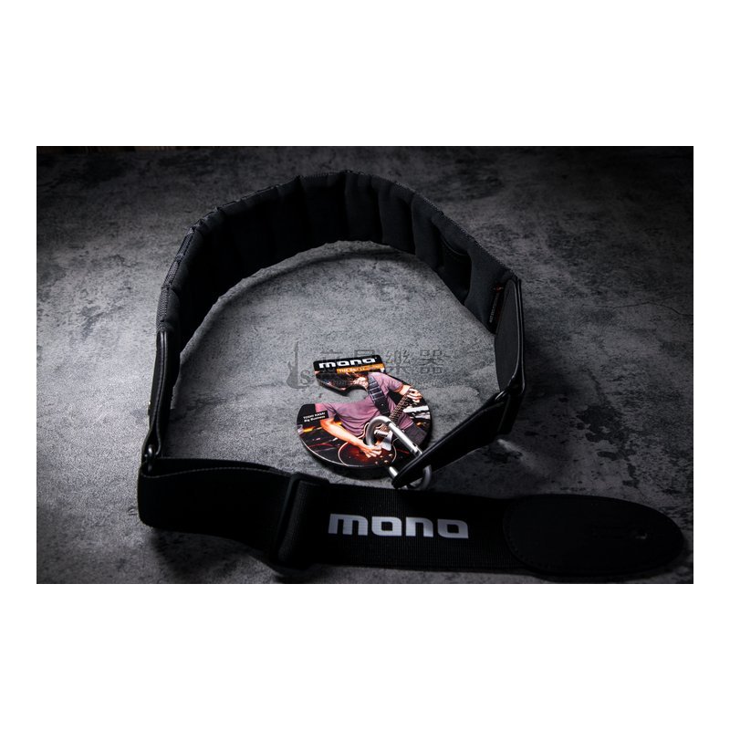 MONO MONO M80 減壓吉他背帶 M80-BTY-BLK-S 黑色 短版 輕量材質 Betty Strap — 三峽琴袋 / 琴盒