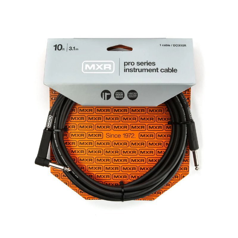 Dunlop Dunlop / MXR DCIX R系列 TS(6.3)-TS(6.3) 訊號線(直-L頭) (兩種尺寸可選) — 三峽導線