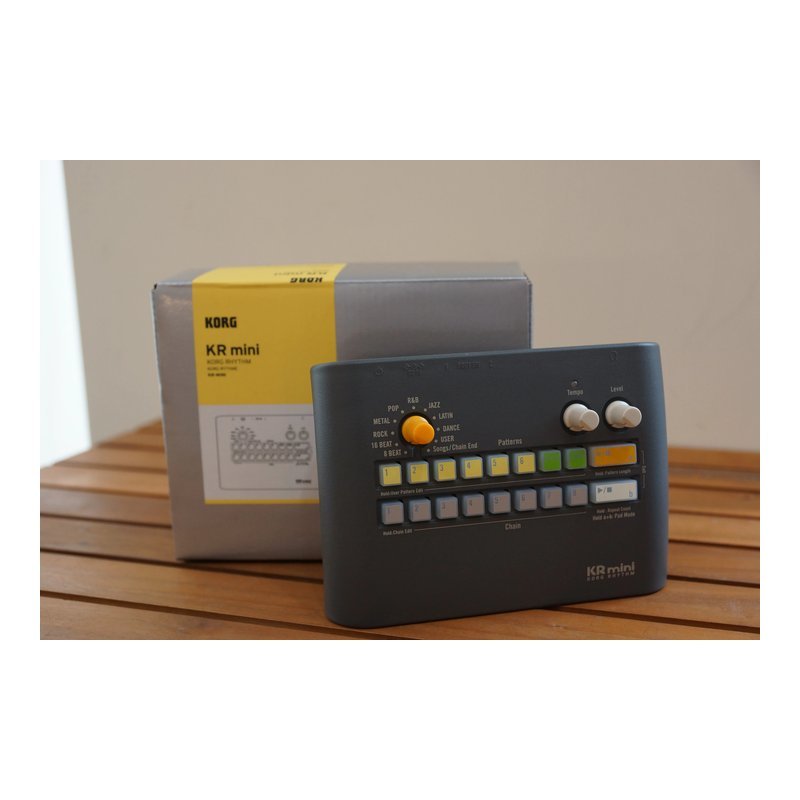 KORG 『總代理公司貨』 KORG KR mini 可攜式節奏機 鼓機 內建喇叭 可裝電池 — 三峽木吉他 / 民謠吉他