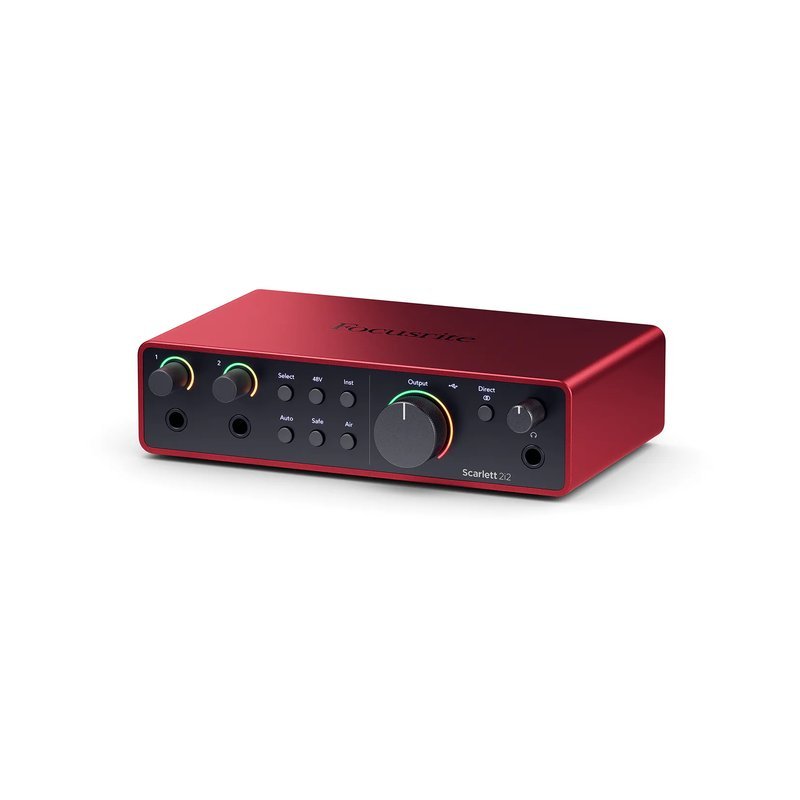 【全新第四代】Focusrite Scarlett 4th Gen 2i2 錄音介面 — 三峽錄音 / 音響