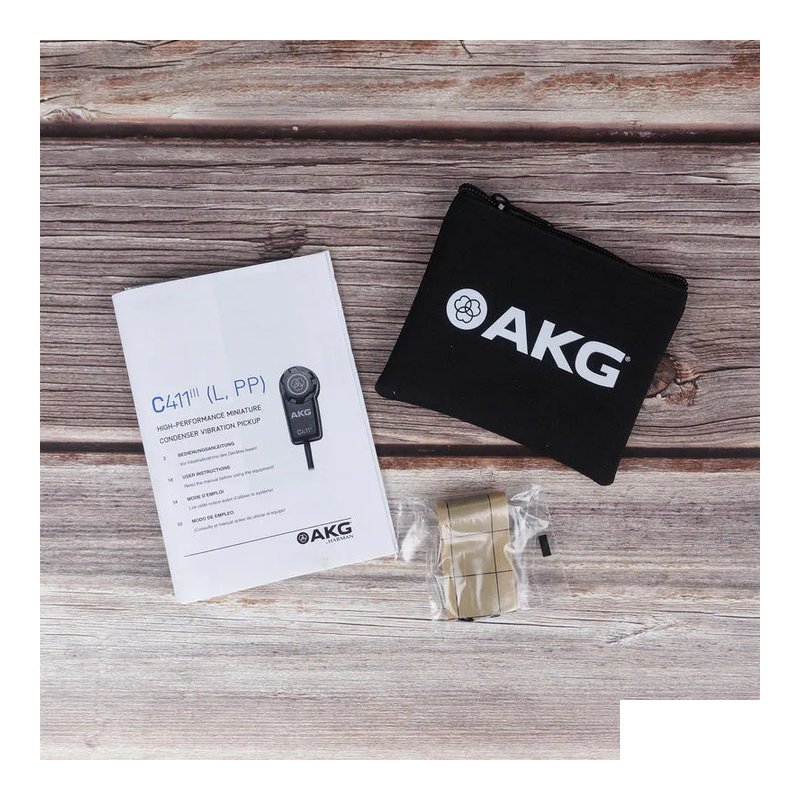 AKG AKG C411PP 電容振動拾音器 貼片式麥克風 收音 — 三峽弦樂器