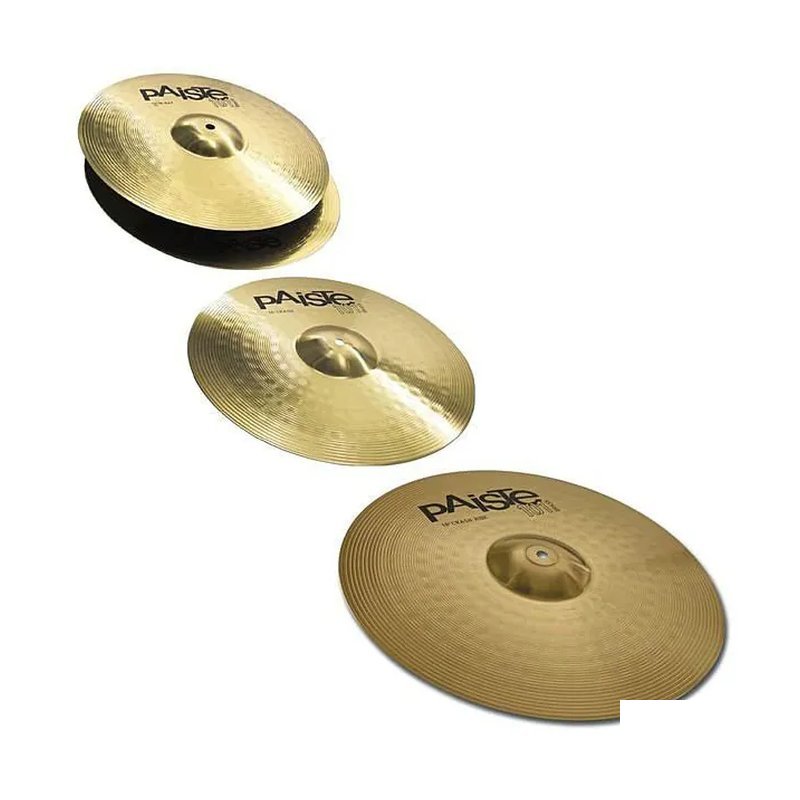 Paiste Paiste 101 BRASS 銅鈸套鈸 14"x2、16"、20" 四片裝 — 三峽鼓 / 打擊