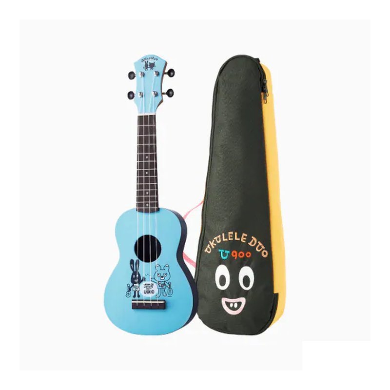 aNueNue aNueNue U900 聯名系列 aNN-U900S Blue 21吋 藍湛湛 面單 烏克麗麗 附專用彩繪雙面琴袋 U900 S — 三峽烏克麗麗