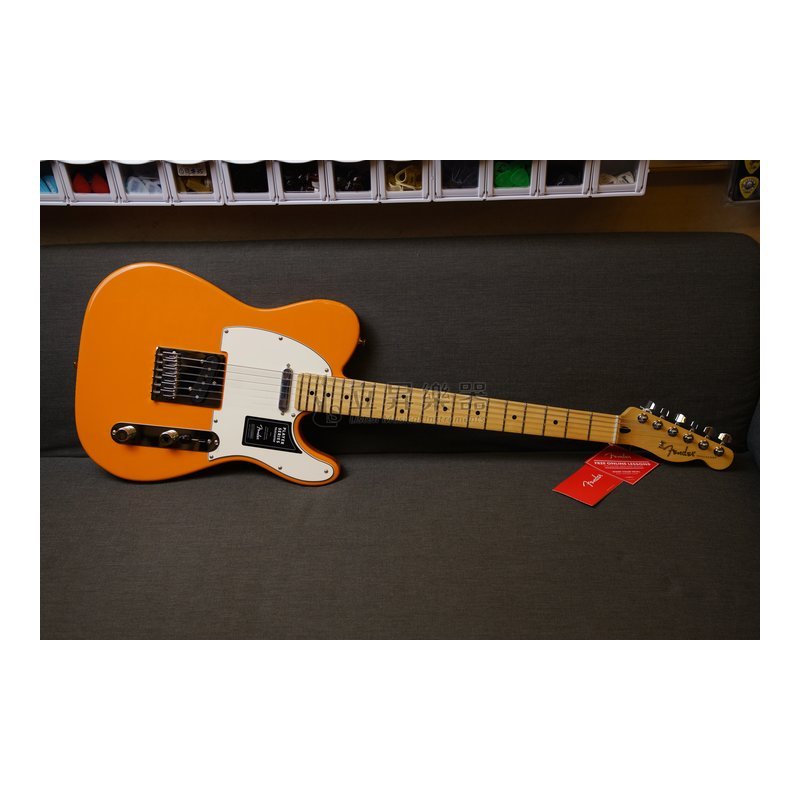 Fender Fender Player Telecaster MN Capri Orange 單單 電吉他 楓木指板 橙色 墨廠 送防潑水琴袋 — 三峽木吉他 / 民謠吉他