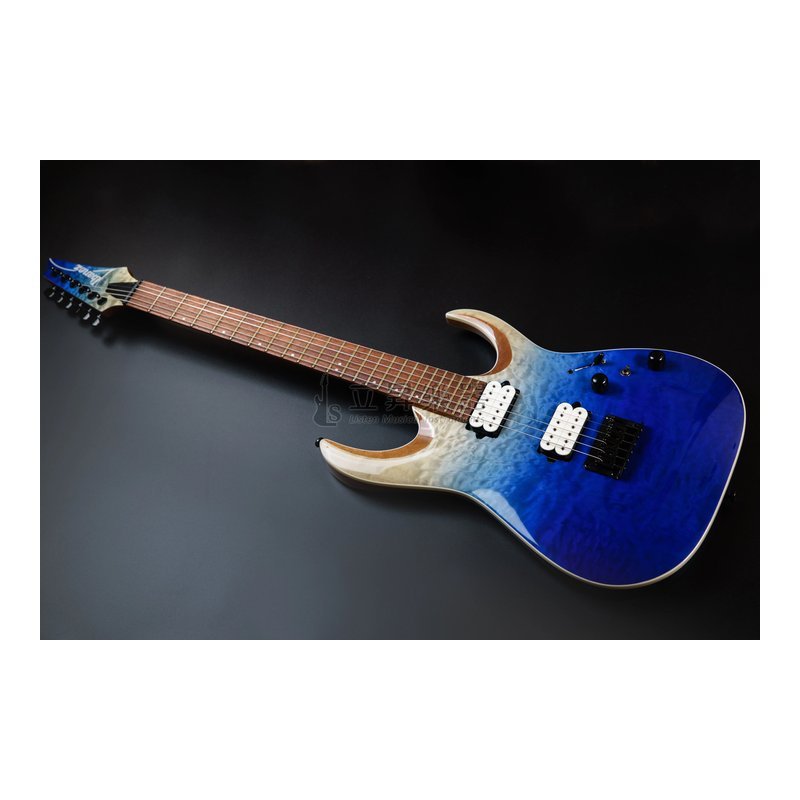 【現貨供應】Ibanez RGA42HPQM-BIG 藍色冰山漸層 雲狀楓木 烤楓木 電吉他 24格 切單 — 三峽吉他 / Bass