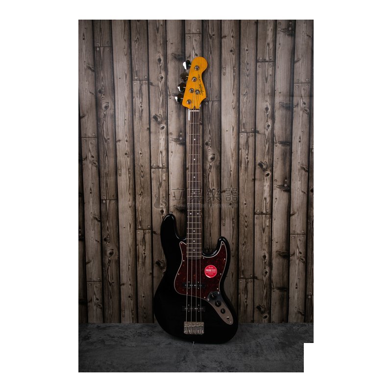 Fender Fender Squier Classic Vibe 60S Jazz Bass LRL BLK 黑色 附RockBag 加厚防潑水琴袋 — 三峽木吉他 / 民謠吉他