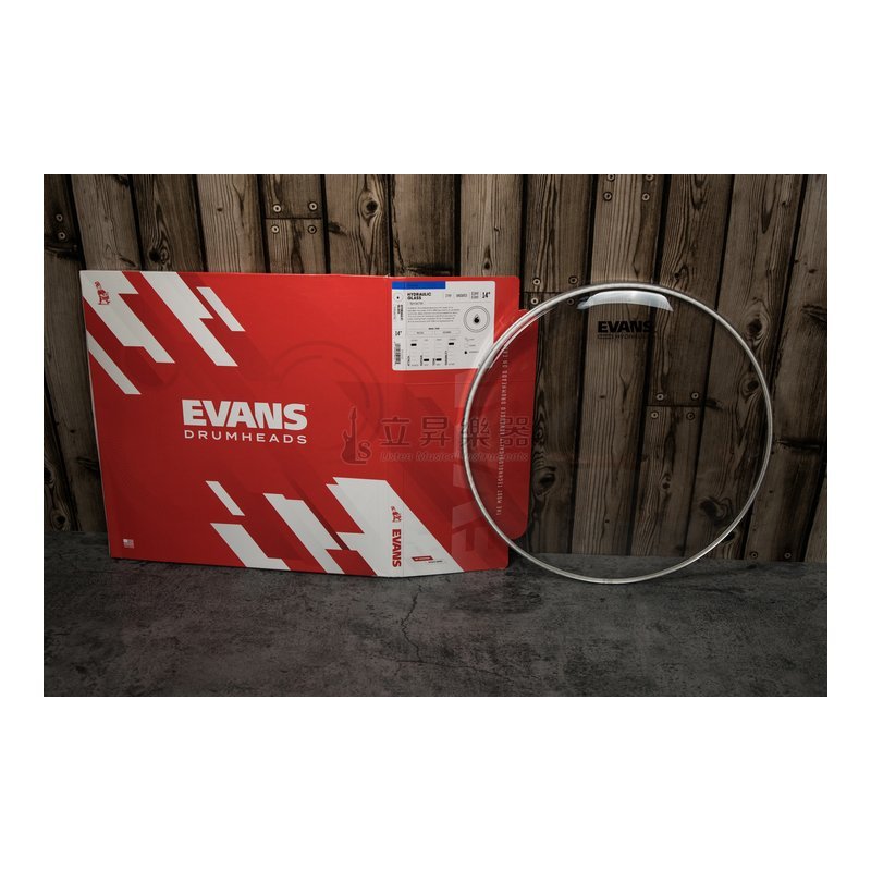 Evans Evans 鼓皮 打擊 14" 雙層透明 油面 EVT-TT14HG — 三峽鼓 / 打擊