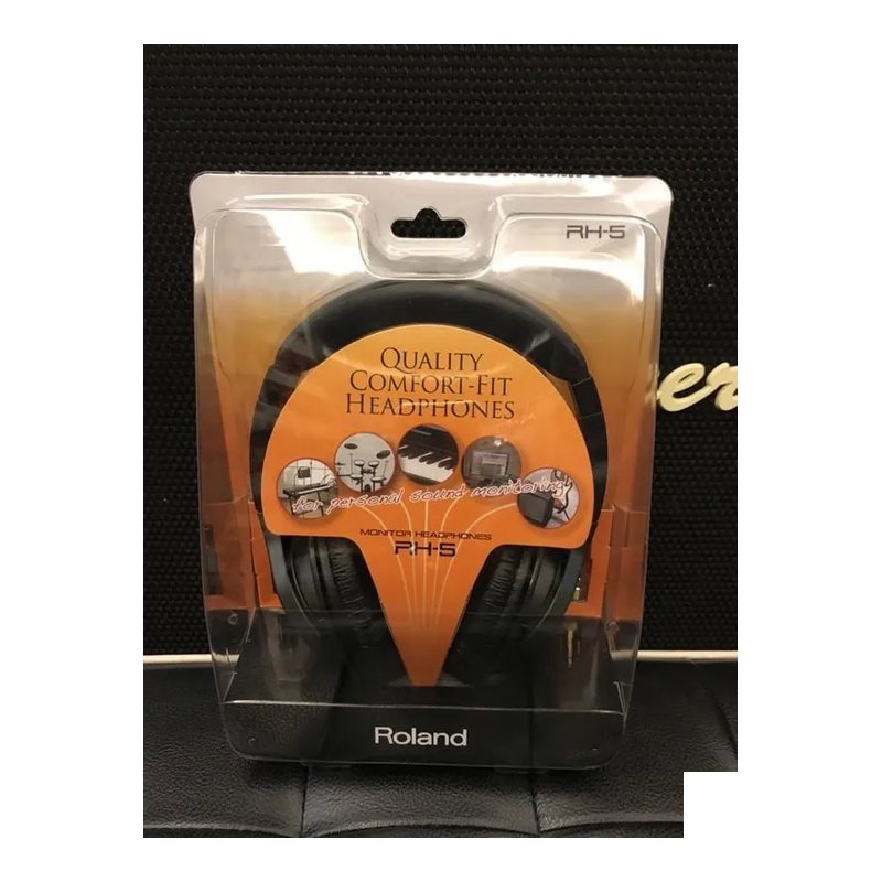 Roland 現貨供應 Roland RH-5 耳罩式監聽耳機 電子琴耳機 電鋼琴耳機 電子鼓耳機 音響耳機 RH5 — 三峽電鋼琴 / 鍵盤