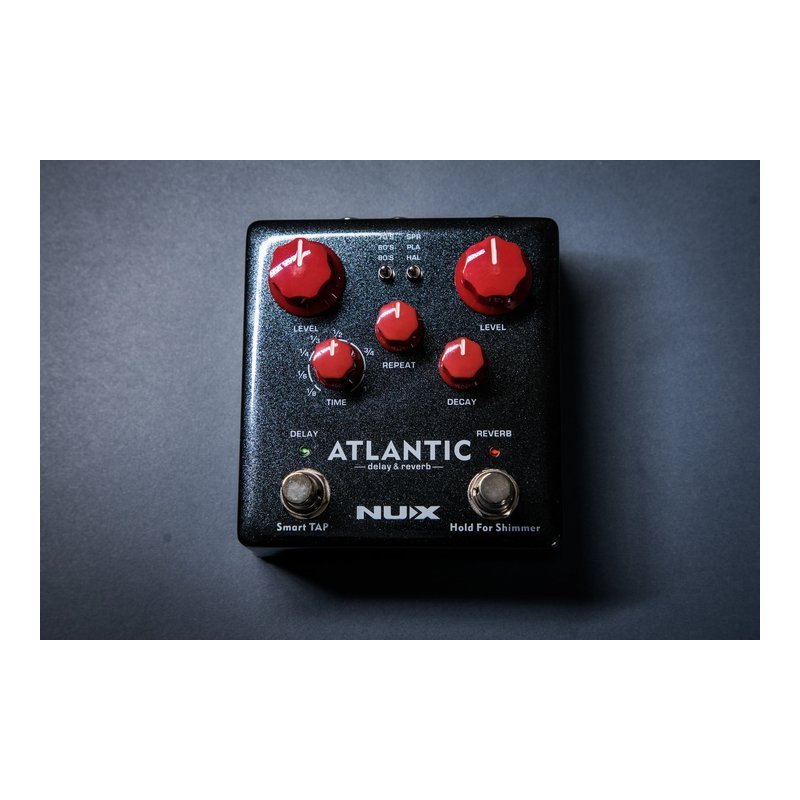NUX NUX ATLANTIC Delay & Reverb NDR-5 單顆空間效果器 (官網限定贈送導線) — 三峽效果器