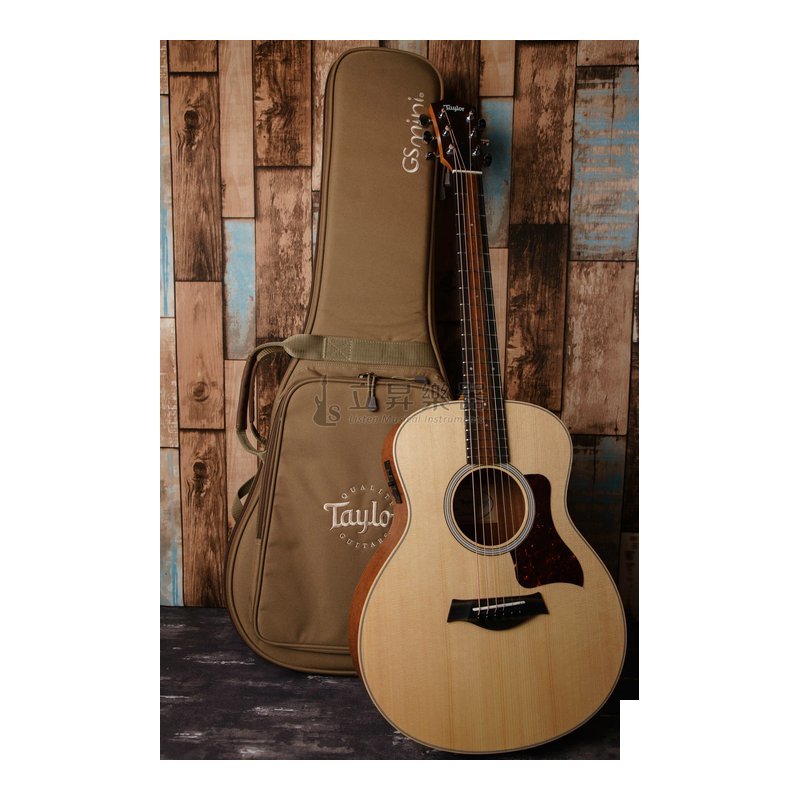 Taylor Taylor GS Mini-e QS LTD 雲狀沙比利木限量版 面單 ES-B拾音器 附原廠琴袋 — 三峽鼓 / 打擊