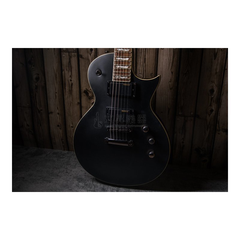 LTD LTD LEC331BLKS 雙雙原廠拾音器 無搖座電吉他 Les Paul 造型 霧面黑 Black Satin — 三峽木吉他 / 民謠吉他