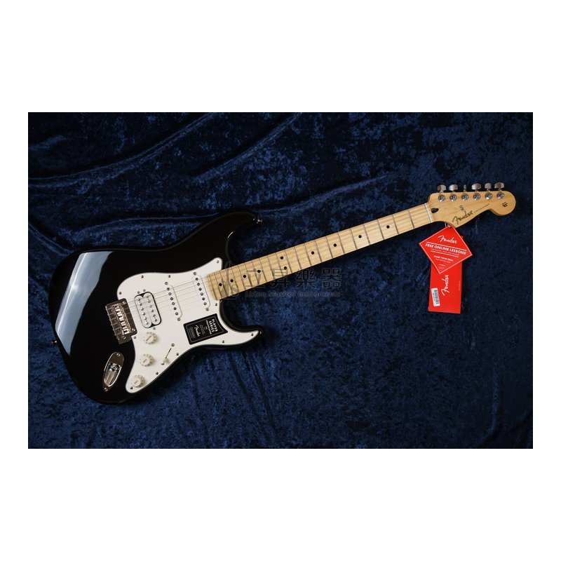 Fender Fender Player Stratocaster HSS MN BLK 單單雙 小搖座 兩點式搖座 楓木指板 黑色 墨廠 送防潑水琴袋 — 三峽木吉他 / 民謠吉他