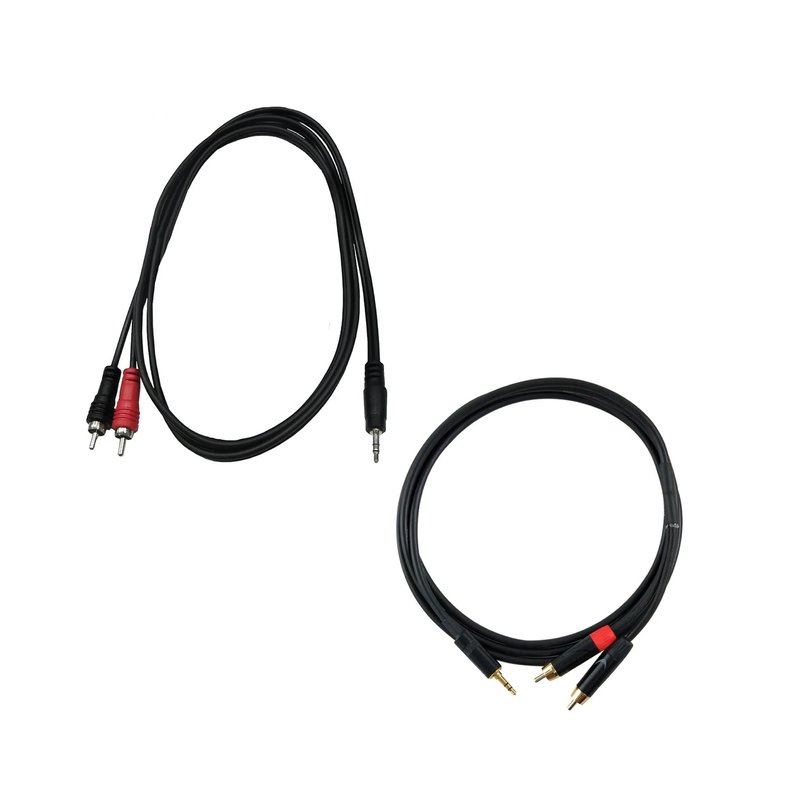 台灣品牌 台灣品牌 / Y-PR-23,Y-PR-231-G2訊號線 mini TRS(3.5mm)-2RCA(兩種尺寸可選) — 三峽配件 / 週邊